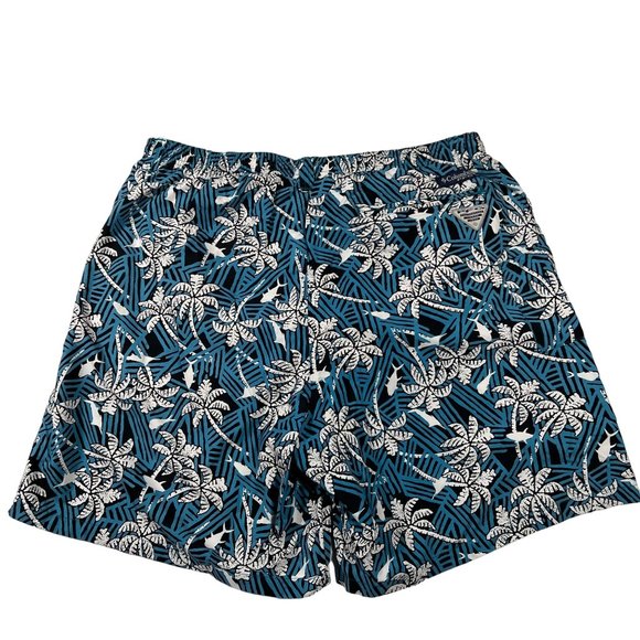 Columbia PFG Mens XL Swim Trunks Board Shorts Palm Tree Fish Tropical Print - Picture 2 of 16